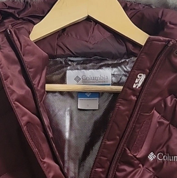 Columbia Lay D Coat Down II Long Puffer Thermal Winter Snow Jacket sz S - Picture 13 of 16